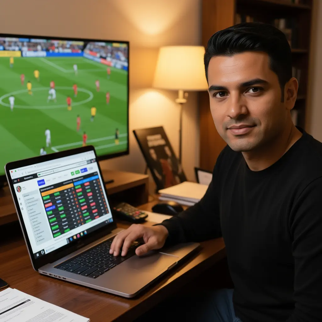 Configuración moderna de casino con una laptop y un smartphone mostrando ruleta en vivo, rodeados de fichas coloridas y efectivo, reflejando la atmósfera prémium de juego de casino de 777FU en México 777FU Apuestas – Realiza apuestas de fútbol en vivo en línea en México con facilidad